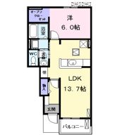 グレイス Bの間取り画像