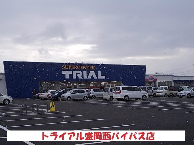 近くのトライアル盛岡西バイパス店まで550m（徒歩7分）