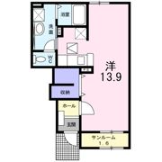 ミルキーパーク城所Ⅰの間取り画像