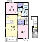 Nゲート Ⅲの間取り画像