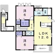 フレスクーラAの間取り画像