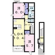 ル クラージュの間取り画像