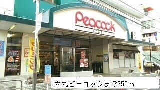 近くの大丸ピーコックまで750m（徒歩10分）