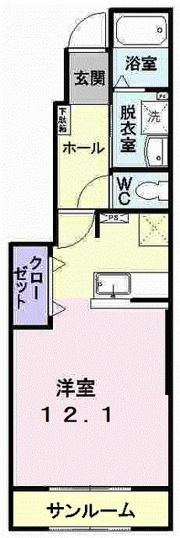リズブラン ノールの間取り画像