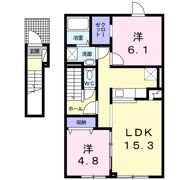 フィオーレⅠの間取り画像