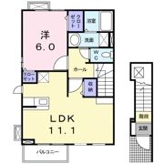 バード マウンテン 古宿 Ⅱの間取り画像