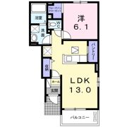スウィートピーBの間取り画像