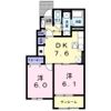 カルムアンジュ Bの間取り画像