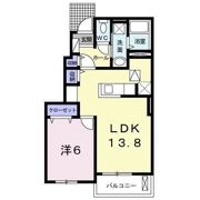 メゾン城東Ⅱの間取り画像