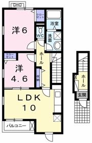 メゾン アンソレイエⅢの間取り画像