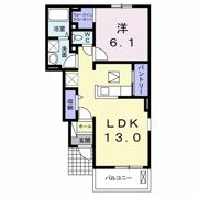メラニー Aの間取り画像