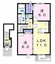 ミルキーウェイⅠの間取り画像