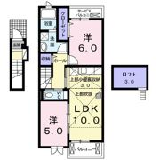 ニューグランシェルⅡの間取り画像