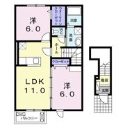 ボニート Ⅲの間取り画像