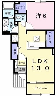 フィオーレの間取り画像