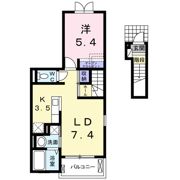 プランドールDの間取り画像