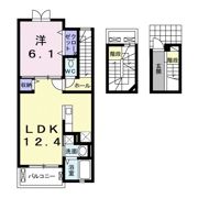 アミティ プレセアⅡの間取り画像