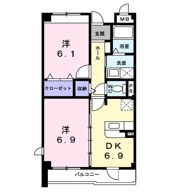 グレース向中野の間取り画像