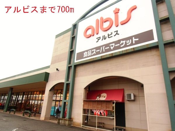 近くのアルビスまで700m（徒歩9分）