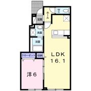 グレイス ラフィネ Kの間取り画像