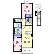 ソレイユ上野の間取り画像