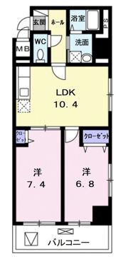 パルカーノの間取り画像