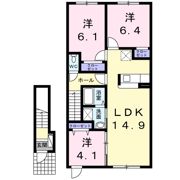 セレーノ B・Fの間取り画像