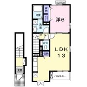 テラス南白土の間取り画像