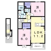 プレジールKの間取り画像