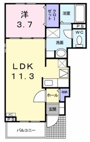 メロディの間取り画像