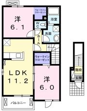 プリムローズ Bの間取り画像