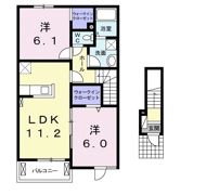 オルソーレの間取り画像