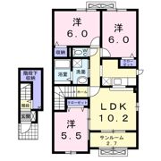サンシーロの間取り画像