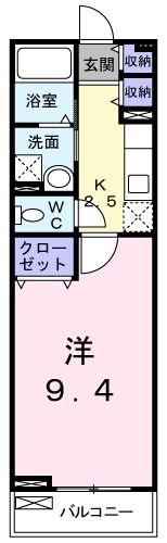 ヒルサイド福井の間取り画像