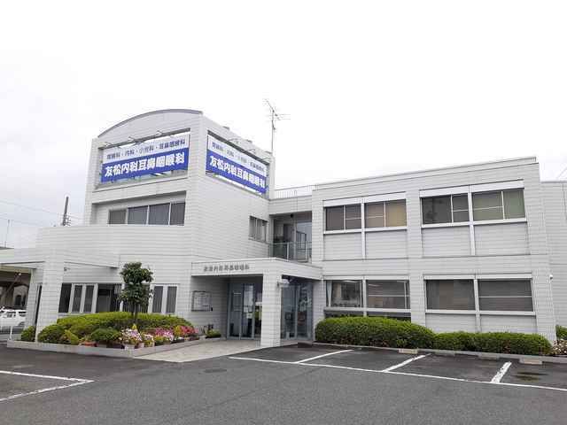 近くの友松内科耳鼻咽喉科まで1,200m（徒歩15分）