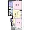エステートグレース堀川Bの間取り画像
