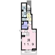 綿屋Ⅴ Aの間取り画像