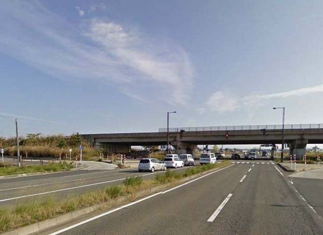 近くの一日市インターまで1,400m（徒歩18分）