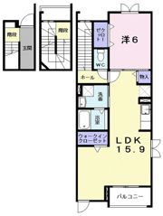 悠空感の間取り画像