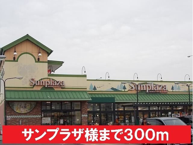 近くのサンプラザ様まで300m(徒歩4分)