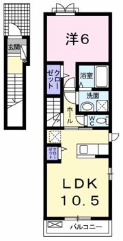 アルバータ Ⅱの間取り画像