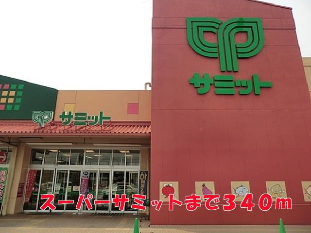 近くのサミットまで340m(徒歩5分)