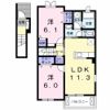 グラース ヴァイオレットの間取り画像