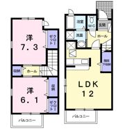 パレルモⅠの間取り画像