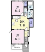 プランドール2の間取り画像