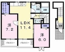 サニーハイツ マツオの間取り画像