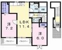 サニーハイツ マツオの間取り画像