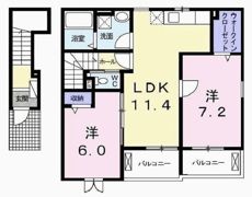 サニーハイツ マツオの間取り画像