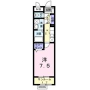 リジエール・五番町の間取り画像
