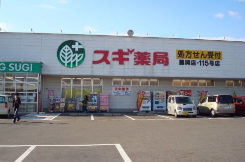 近くのスギ薬局まで1,300m（徒歩17分）